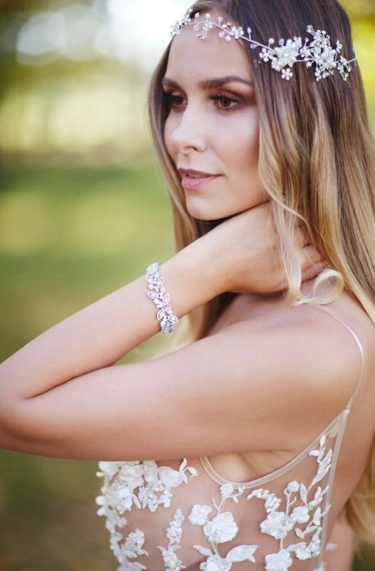 Brazalete de novia Elvia