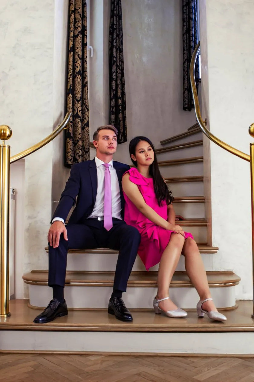 Zapatos de fiesta plateados con tacón de 4.5 cm y brillo elegante para bodas y eventos