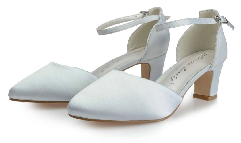 Zapatos de fiesta Cianita Plateado con tacón de 6 cm, cómodos y elegantes, ideales para bodas y eventos especiales.