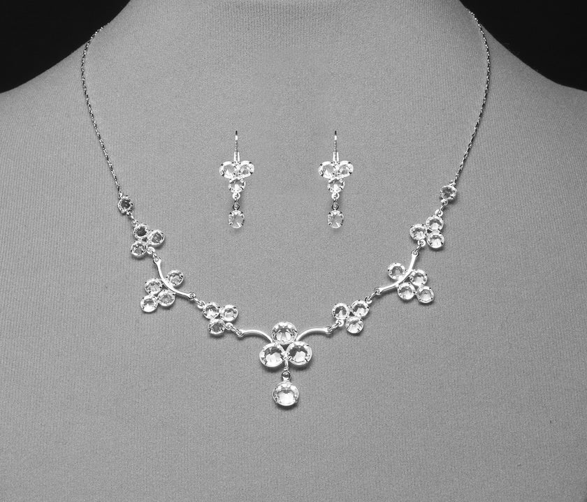 Juego de Pendientes y Gargantilla Barcelona Odilia Bridal - 2