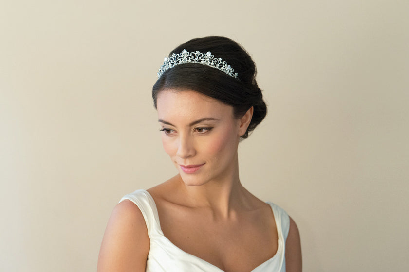 Tiara de Novia Elizabeth Odilia Bridal - 2