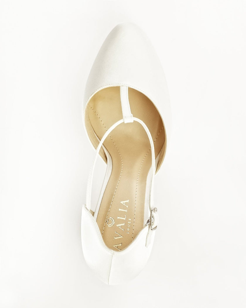 Zapato de novia alto y tacón gordo original online España