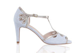Zapatos de Novia Esme color gris perlado