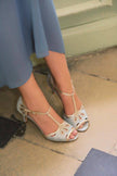 Zapatos de Novia Esme color gris perlado